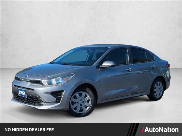 Steel Gray 2021 Kia Rio Sedan Front-Wheel Drive Automatic
