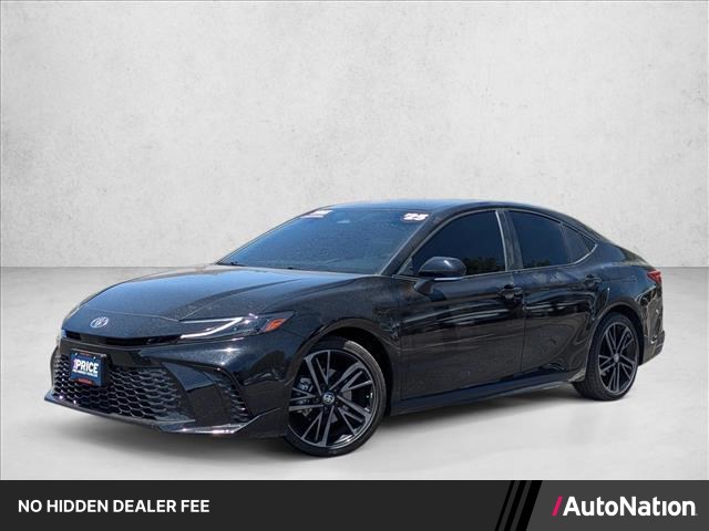 Midnight Black Metallic 2025 Toyota Camry XSE FWD Sedan Front-Wheel Drive Automatic