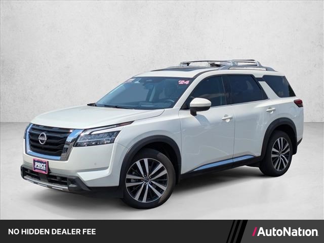 Pearl White Tricoat 2024 Nissan Pathfinder SUV / Crossover All-Wheel Drive Automatic