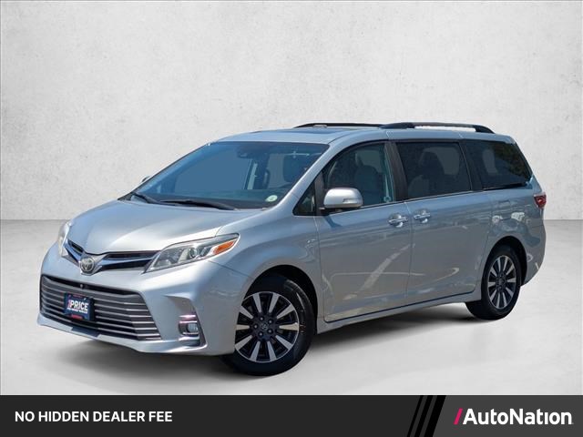 Celestial Silver Metallic 2019 Toyota Sienna Limited Premium 7-Passenger AWD Minivan All-Wheel Drive Automatic