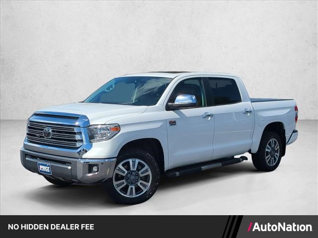 Super White 2018 Toyota Tundra Pickup Truck Four-Wheel Drive Automatic