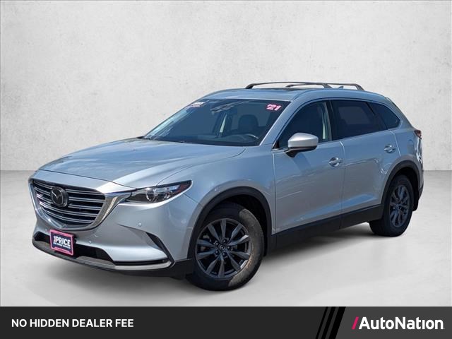 Sonic Silver Metallic 2021 Mazda CX-9 Touring AWD SUV / Crossover All-Wheel Drive Automatic