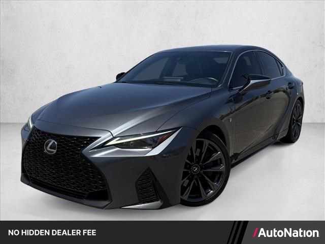 Cloudburst Gray 2021 Lexus IS Sedan Rear-Wheel Drive Automatic