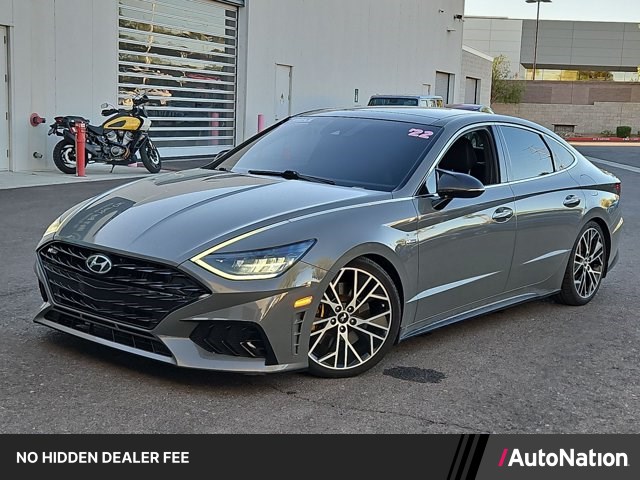 Hampton Gray 2022 Hyundai Sonata Sedan Front-Wheel Drive Automatic