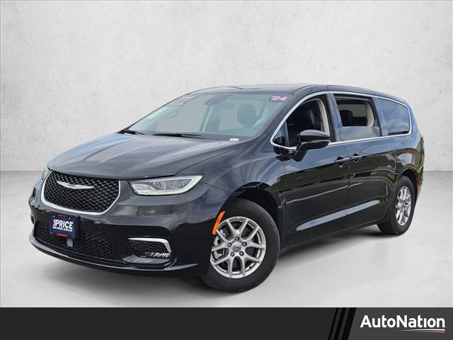 Diamond Black Crystal Pearlcoat 2024 Chrysler Pacifica Touring L FWD Minivan Front-Wheel Drive 9-Speed Automatic