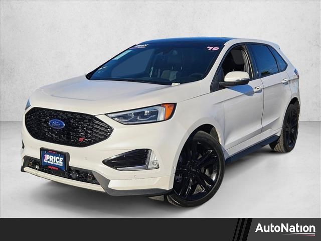 White Platinum Metallic Tri-Coat 2019 Ford Edge ST AWD SUV / Crossover All-Wheel Drive 8-Speed Automatic