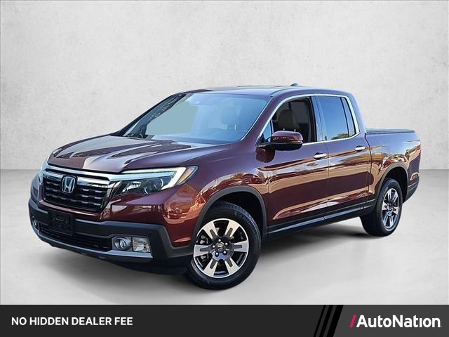 Red (Deep Scarlet Pearl) 2019 Honda Ridgeline RTL-E AWD Pickup Truck All-Wheel Drive 6-Speed Automatic