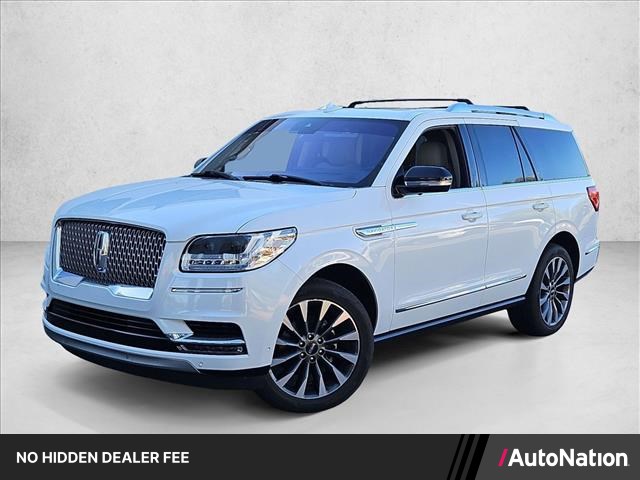 Pristine White 2020 Lincoln Navigator Reserve 4WD SUV / Crossover Four-Wheel Drive Automatic