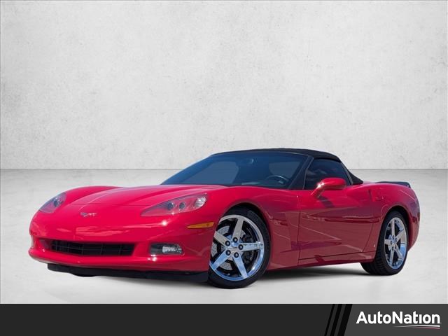 Victory Red 2009 Chevrolet Corvette 4LT Convertible RWD Convertible Rear-Wheel Drive 6-Speed Automatic