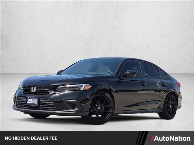 Crystal Black Pearl 2024 Honda Civic Sedan Front-Wheel Drive Automatic