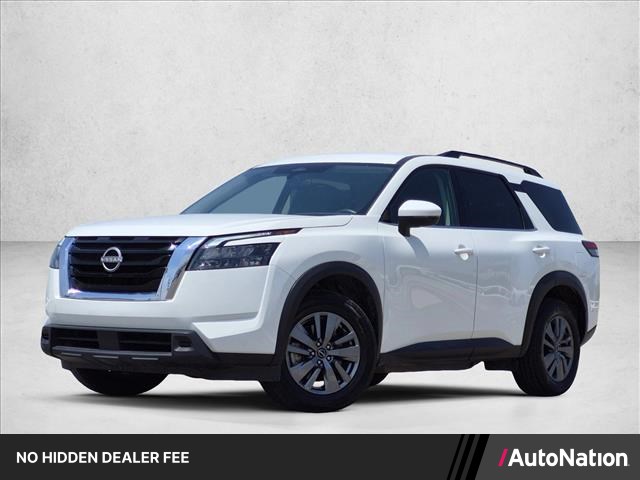 Glacier White 2024 Nissan Pathfinder SUV / Crossover Front-Wheel Drive Automatic