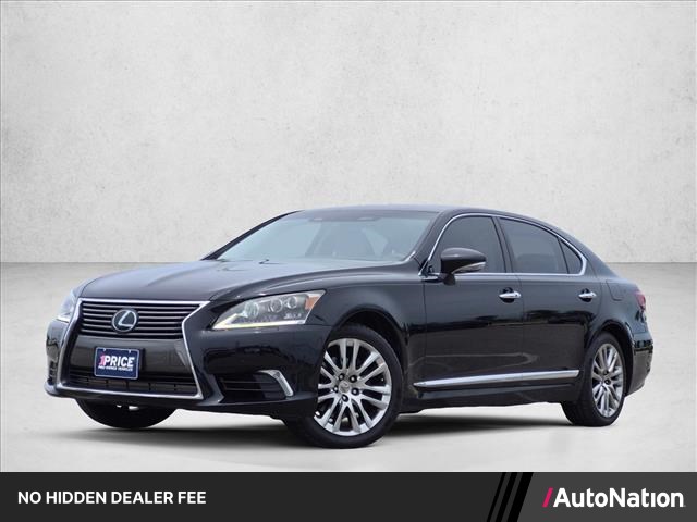 Black (Obsidian) 2015 Lexus LS Sedan Rear-Wheel Drive Automatic