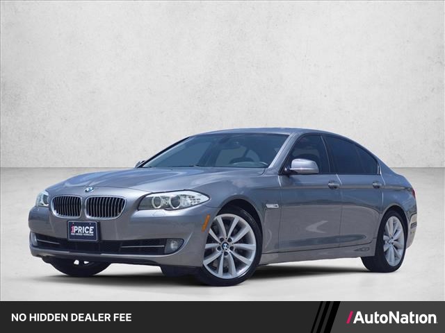 Gray (Dark Graphite Metallic) 2011 BMW 5 Series Sedan Rear-Wheel Drive Automatic
