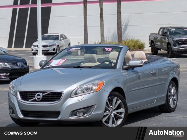 Silver/Gray 2013 Volvo C70 T5 Premier Plus Convertible Front-Wheel Drive Automatic