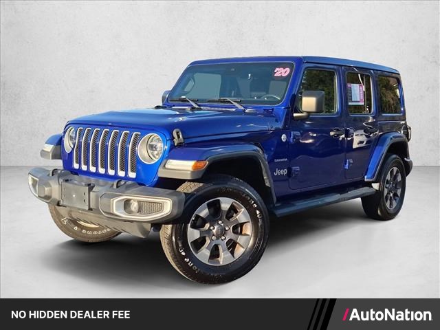 Ocean Blue Metallic Clearcoat 2020 Jeep Wrangler SUV / Crossover Four-Wheel Drive 8-Speed Automatic