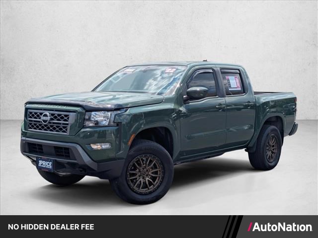 Tactical Green Metallic 2022 Nissan Frontier Pickup Truck Four-Wheel Drive Automatic