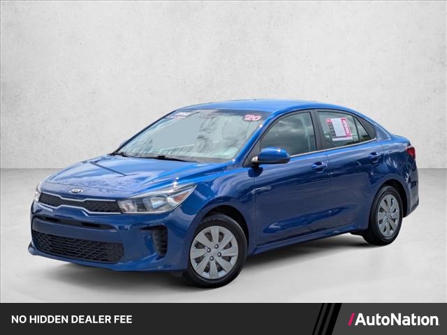 Deep Sea Blue 2020 Kia Rio Sedan Front-Wheel Drive Automatic