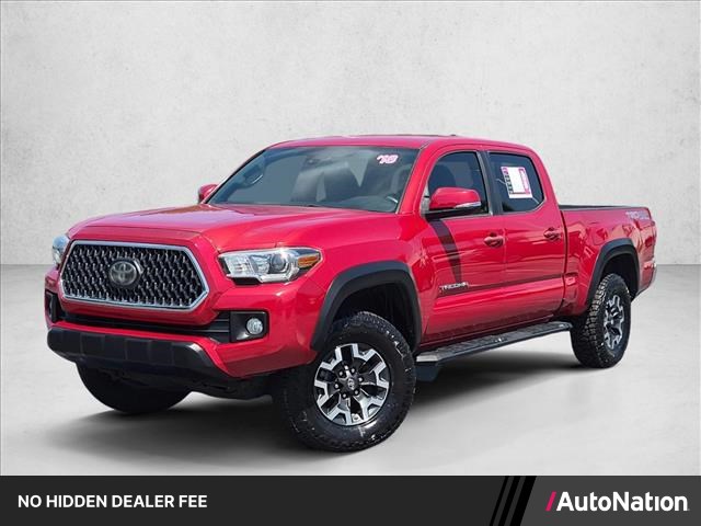 Barcelona Red Metallic 2018 Toyota Tacoma Pickup Truck Four-Wheel Drive Automatic