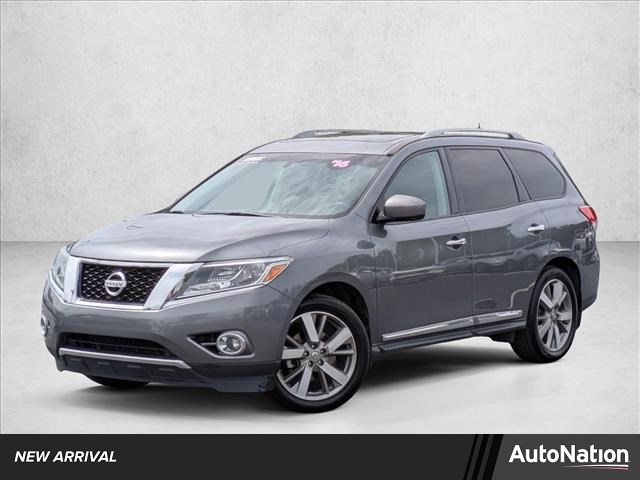Gray (Gun Metallic) 2016 Nissan Pathfinder Platinum SUV / Crossover Front-Wheel Drive Automatic