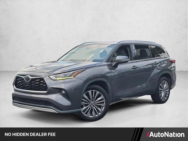 Magnetic Gray Metallic 2021 Toyota Highlander SUV / Crossover Front-Wheel Drive Automatic