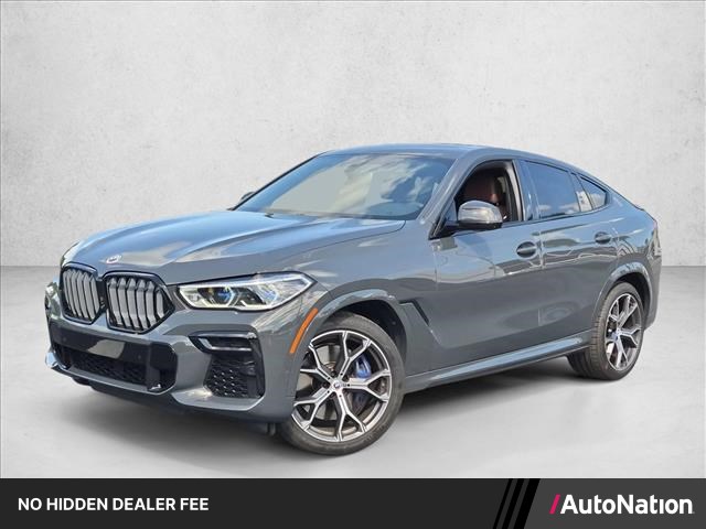 Gray (Dravit Grey Metallic) 2023 BMW X6 SUV / Crossover All-Wheel Drive Automatic