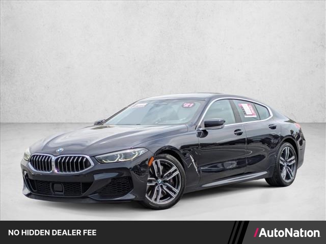 Carbon Black Metallic 2021 BMW 8 Series Coupe All-Wheel Drive Automatic