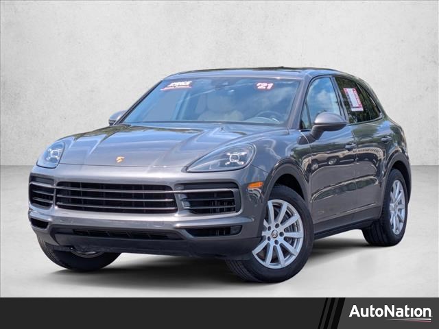 Black 2021 Porsche Cayenne AWD SUV / Crossover All-Wheel Drive Automatic