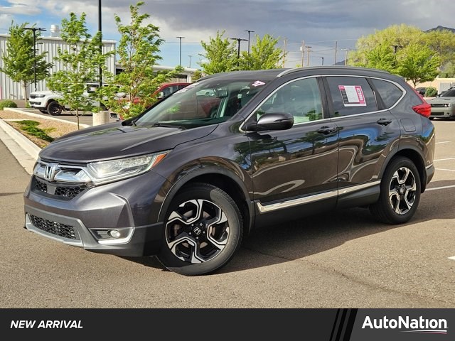 Silver/Gray 2017 Honda CR-V Touring AWD SUV / Crossover All-Wheel Drive Automatic