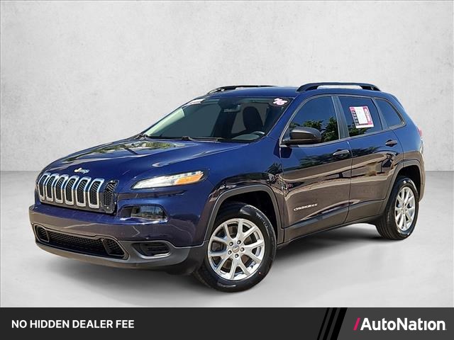 True Blue Pearlcoat 2016 Jeep Cherokee Sport FWD SUV / Crossover Front-Wheel Drive 9-Speed Automatic