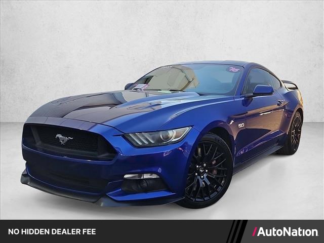 Deep Impact Blue Metallic 2016 Ford Mustang Coupe Rear-Wheel Drive 6-Speed Manual