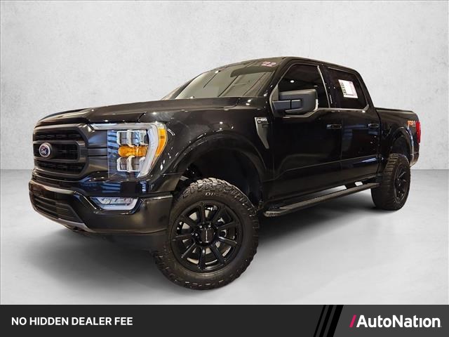 Agate Black Metallic 2022 Ford F-150 Pickup Truck Four-Wheel Drive Automatic
