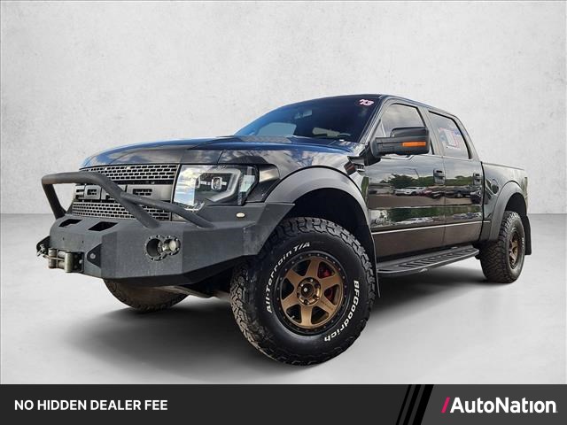 Tuxedo Black Metallic 2013 Ford F-150 SVT Raptor SuperCrew 4WD Pickup Truck Four-Wheel Drive 6-Speed Automatic