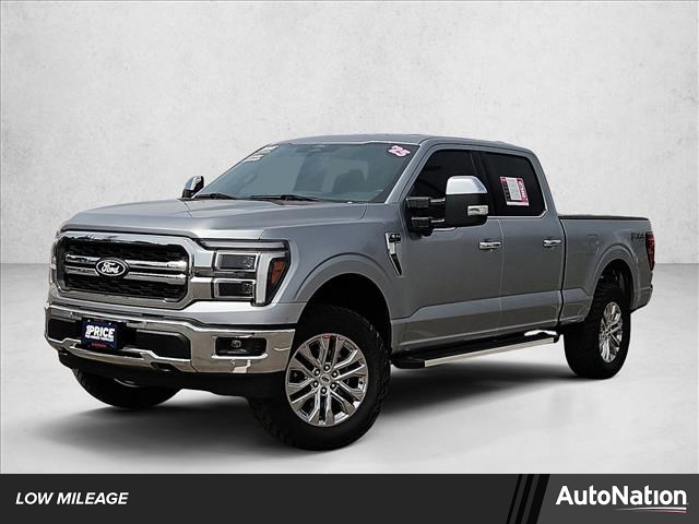 Iconic Silver Metallic 2025 Ford F-150 Lariat SuperCrew 4WD Pickup Truck Four-Wheel Drive Automatic