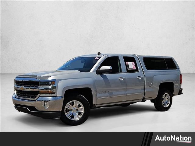 Silver Ice Metallic 2017 Chevrolet Silverado 1500 LT Double Cab RWD Pickup Truck 4X2 6-Speed Automatic