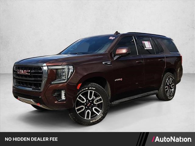 Redwood Metallic 2022 GMC Yukon SUV / Crossover Four-Wheel Drive Automatic