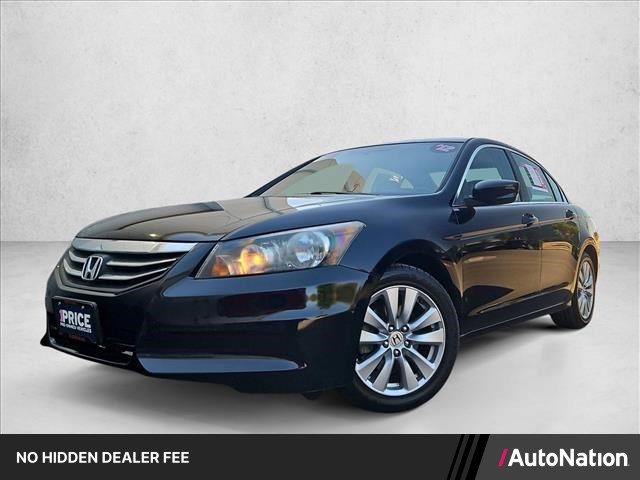 Black 2012 Honda Accord EX Sedan Front-Wheel Drive 5-Speed Automatic