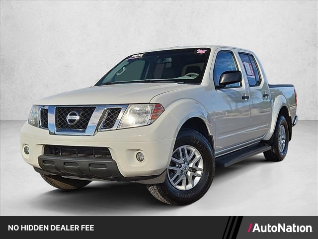 Glacier White 2016 Nissan Frontier SV Crew Cab Pickup Truck 4X2 Automatic