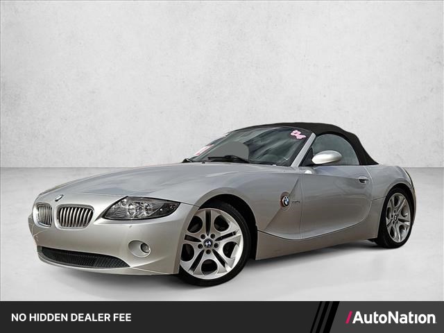 Black Sapphire Metallic 2004 BMW Z4 Convertible Rear-Wheel Drive Automatic