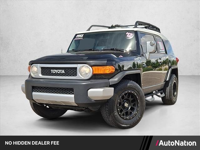 Black 2012 Toyota FJ Cruiser 4WD SUV / Crossover Four-Wheel Drive Automatic
