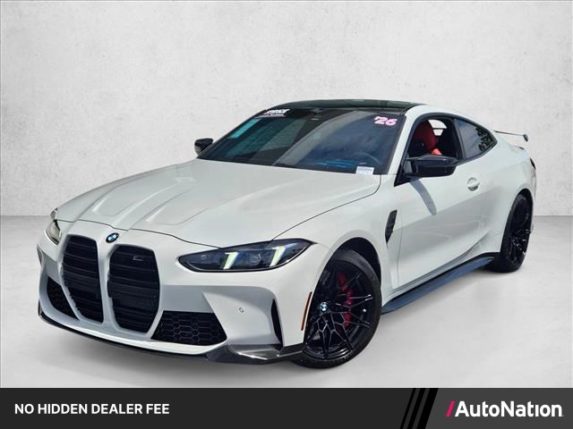 Alpine White 2026 BMW M4 Coupe Rear-Wheel Drive Automatic