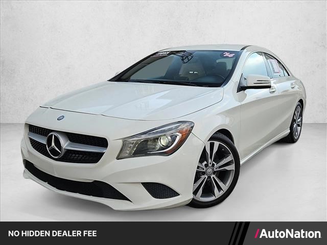White 2014 Mercedes-Benz CLA Sedan Front-Wheel Drive Automatic