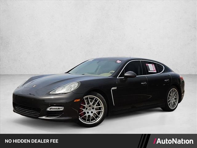 Gray (Carbon Grey Metallic) 2010 Porsche Panamera Turbo AWD Sedan All-Wheel Drive Automatic