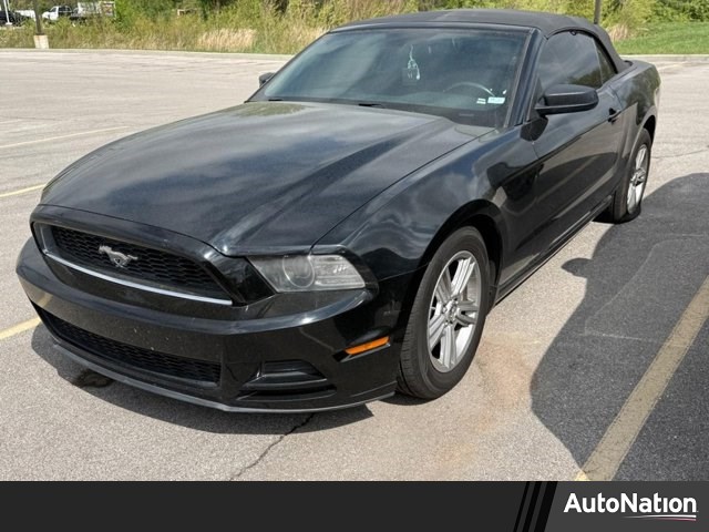Black 2014 Ford Mustang V6 Convertible RWD Convertible Rear-Wheel Drive 6-Speed Automatic