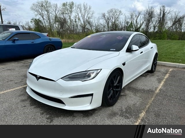 Pearl White Multi-Coat 2021 Tesla Model S Plaid AWD Sedan All-Wheel Drive Automatic
