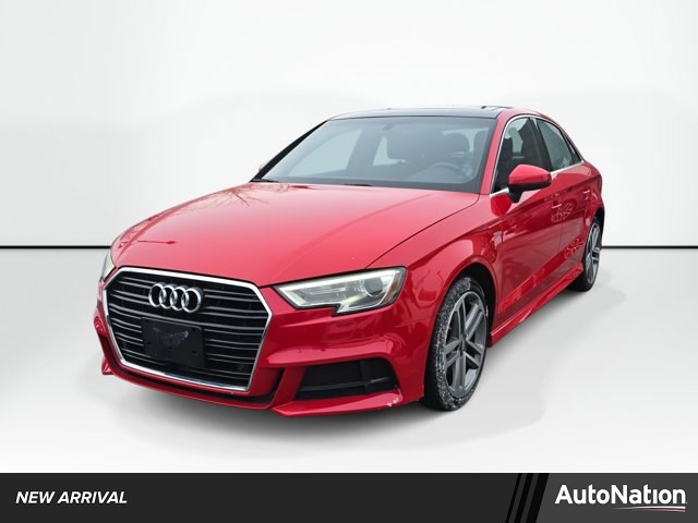 Red 2017 Audi A3 2.0T quattro Premium Plus Sedan AWD Sedan All-Wheel Drive Automatic