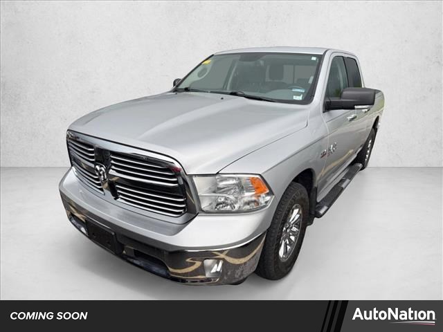 Bright Silver Metallic 2013 RAM 1500 Big Horn Quad Cab 4WD Pickup Truck Four-Wheel Drive 6-Speed Automatic