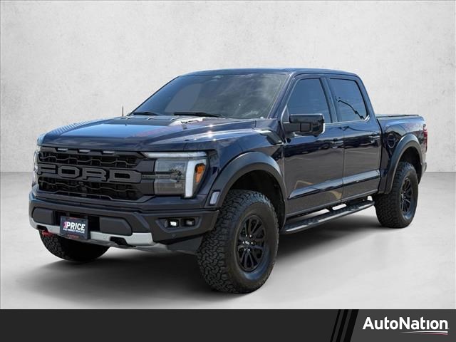 Antimatter Blue Metallic 2025 Ford F-150 Raptor SuperCrew 4WD Pickup Truck Four-Wheel Drive Automatic