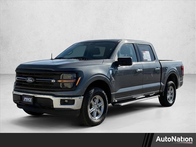 Carbonized Gray Metallic 2025 Ford F-150 XLT SuperCrew 4WD Pickup Truck Four-Wheel Drive Automatic