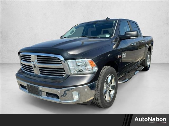 Gray (Granite Crystal Metallic Clearcoat) 2016 RAM 1500 Big Horn Crew Cab 4WD Pickup Truck Four-Wheel Drive 8-Speed Automatic