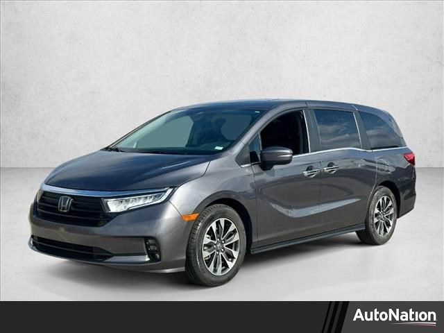 Silver 2024 Honda Odyssey EX-L FWD Minivan Front-Wheel Drive Automatic